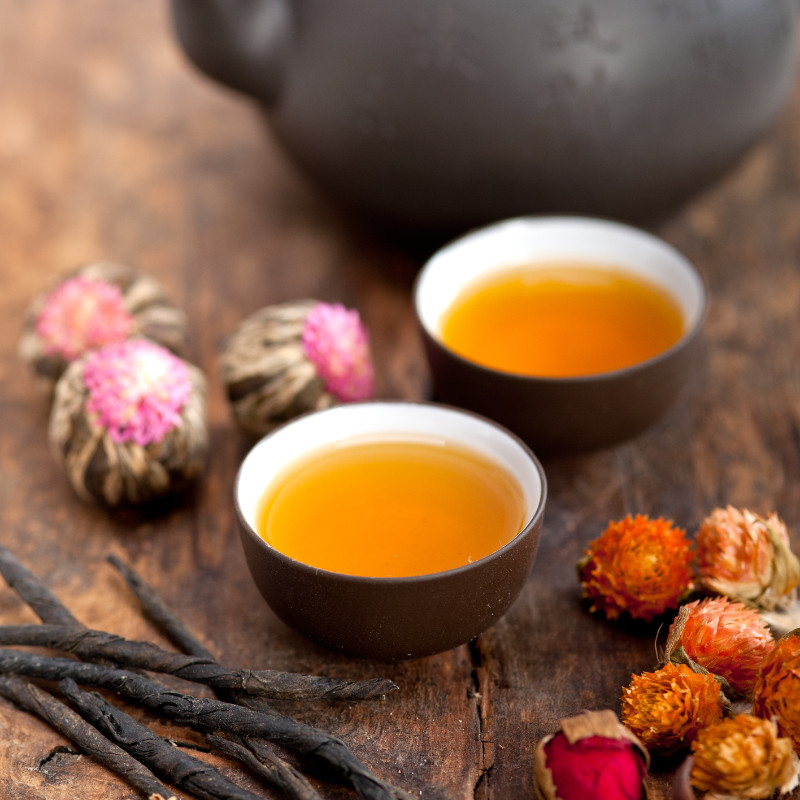 Herbal tea, dried herbs, and infusion