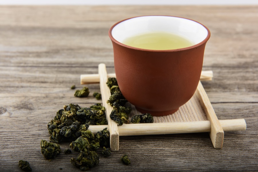 Oolong Tee, Blätter und Aufguss