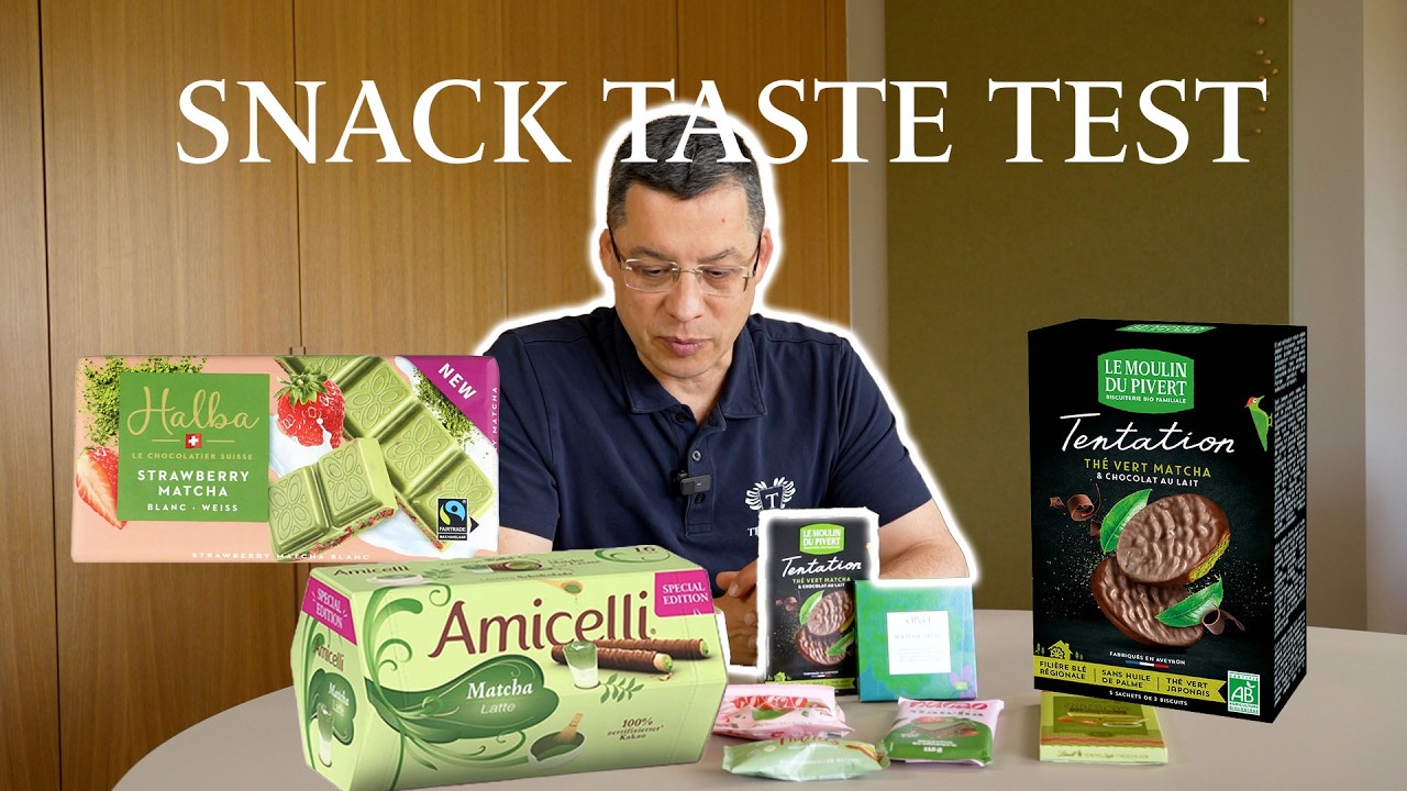 Matcha Snack Taste Test!
